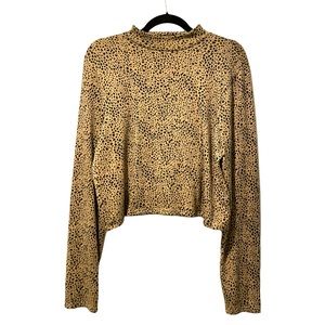 American Eagle Plus Size Long Sleeve Boxy Crop Sweater